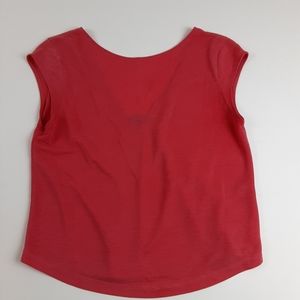 Tildon Hot Pink Size S Crop Top